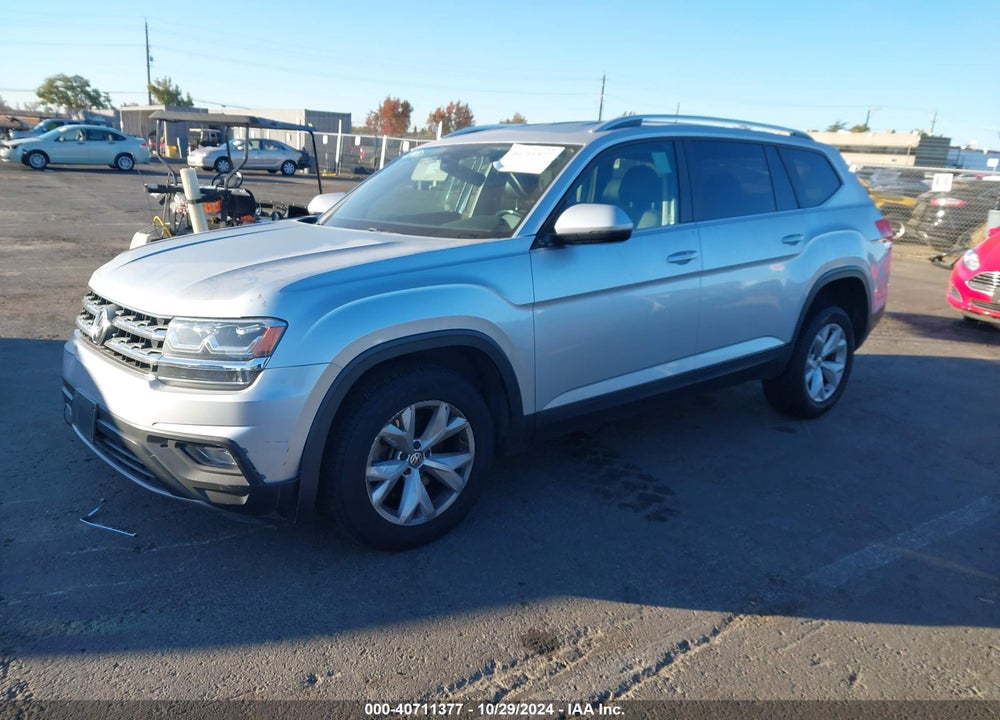 2018 VOLKSWAGEN ATLAS 3.6L V6 SE VIN: 1V2KR2CA6JC571814