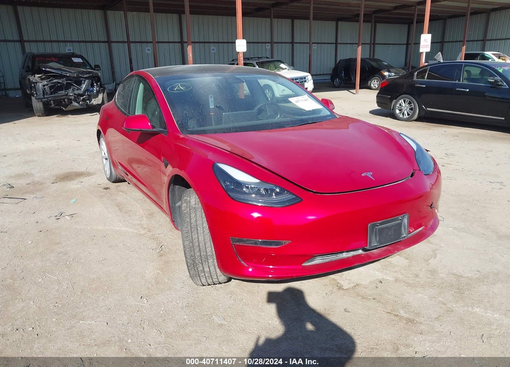 2022 TESLA MODEL 3 REAR-WHEEL DRIVE VIN: 5YJ3E1EA8NF170671