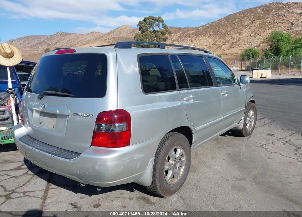 2005 TOYOTA HIGHLANDER V6 VIN: JTEGP21A850069602