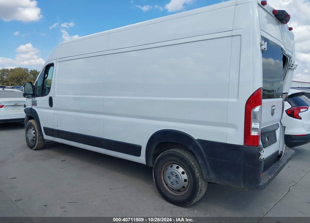 2022 RAM PROMASTER 2500 HIGH ROOF 159 WB VIN: 3C6LRVDG3NE105564