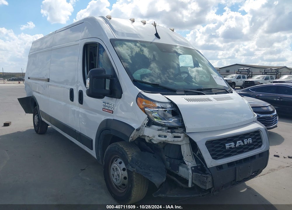 2022 RAM PROMASTER 2500 HIGH ROOF 159 WB VIN: 3C6LRVDG3NE105564