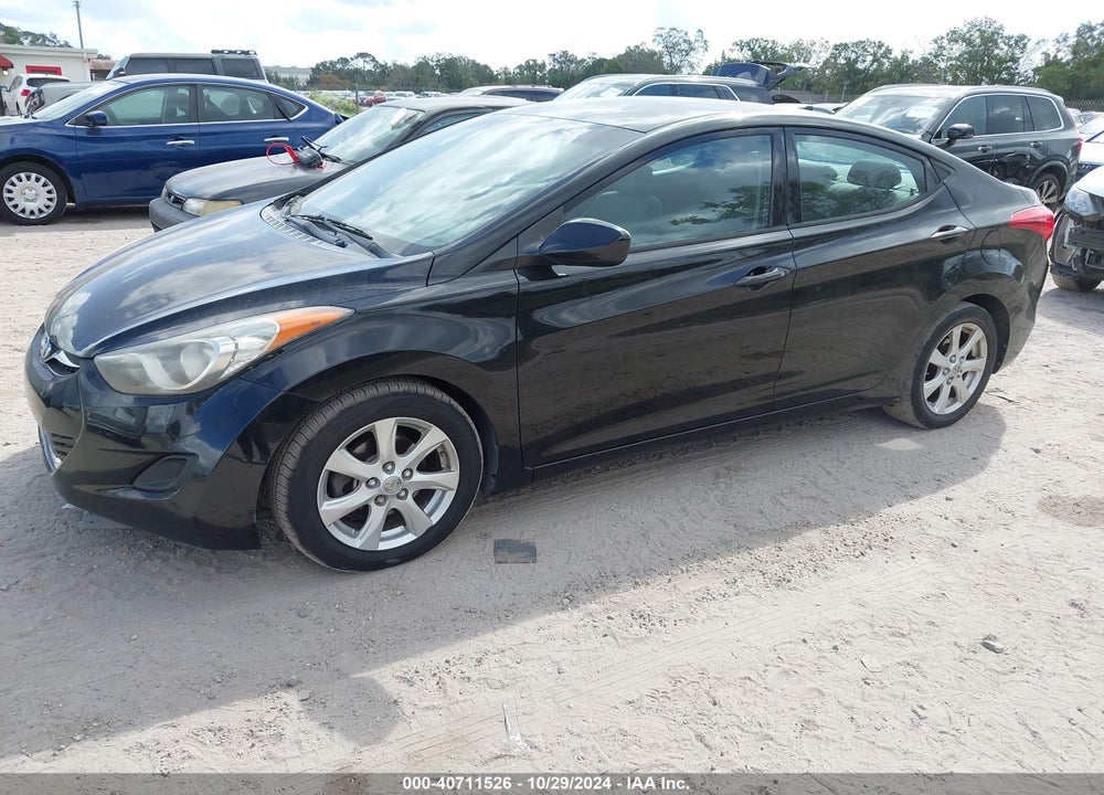 2013 HYUNDAI ELANTRA GLS VIN: KMHDH4AE4DU646633