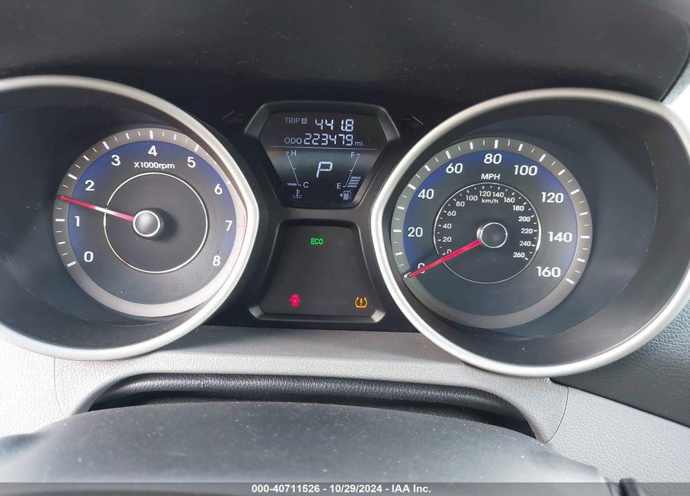 2013 HYUNDAI ELANTRA GLS VIN: KMHDH4AE4DU646633