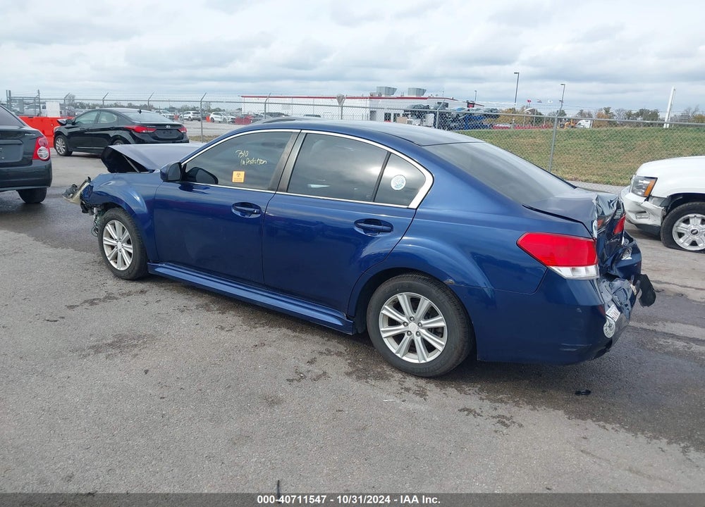2010 SUBARU LEGACY 2.5I PREMIUM VIN: 4S3BMCH62A3217573