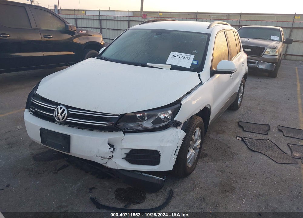 2017 VOLKSWAGEN TIGUAN 2.0T/2.0T S VIN: WVGAV7AX8HK041756