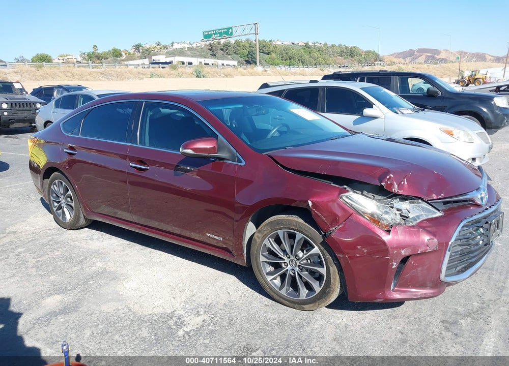 2016 TOYOTA AVALON HYBRID XLE PREMIUM VIN: 4T1BD1EB9GU056708