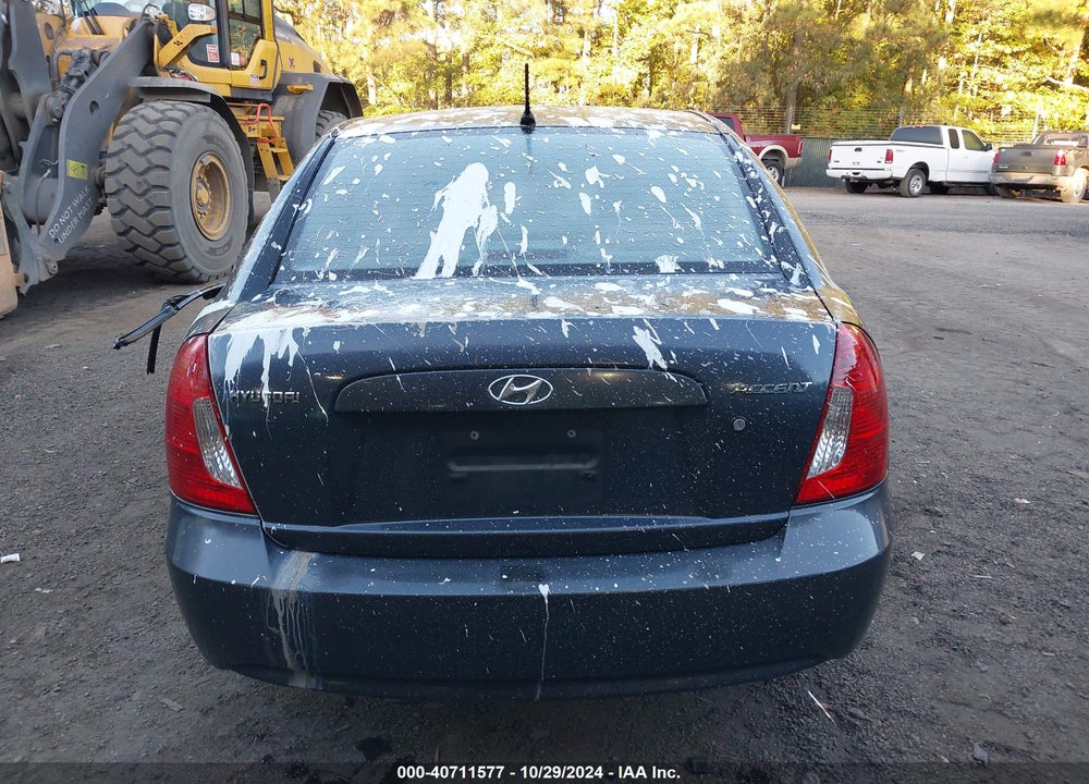 2009 HYUNDAI ACCENT GLS VIN: KMHCN46CX9U371322
