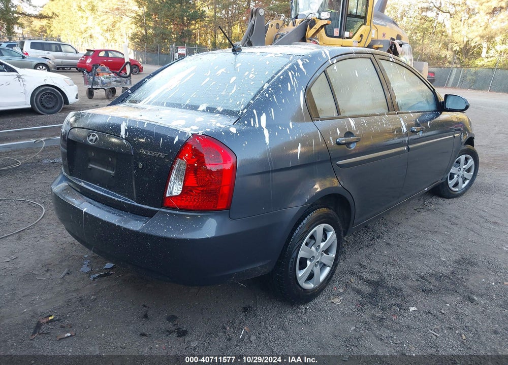 2009 HYUNDAI ACCENT GLS VIN: KMHCN46CX9U371322