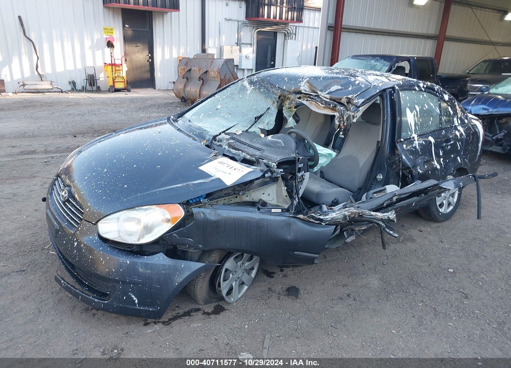2009 HYUNDAI ACCENT GLS VIN: KMHCN46CX9U371322