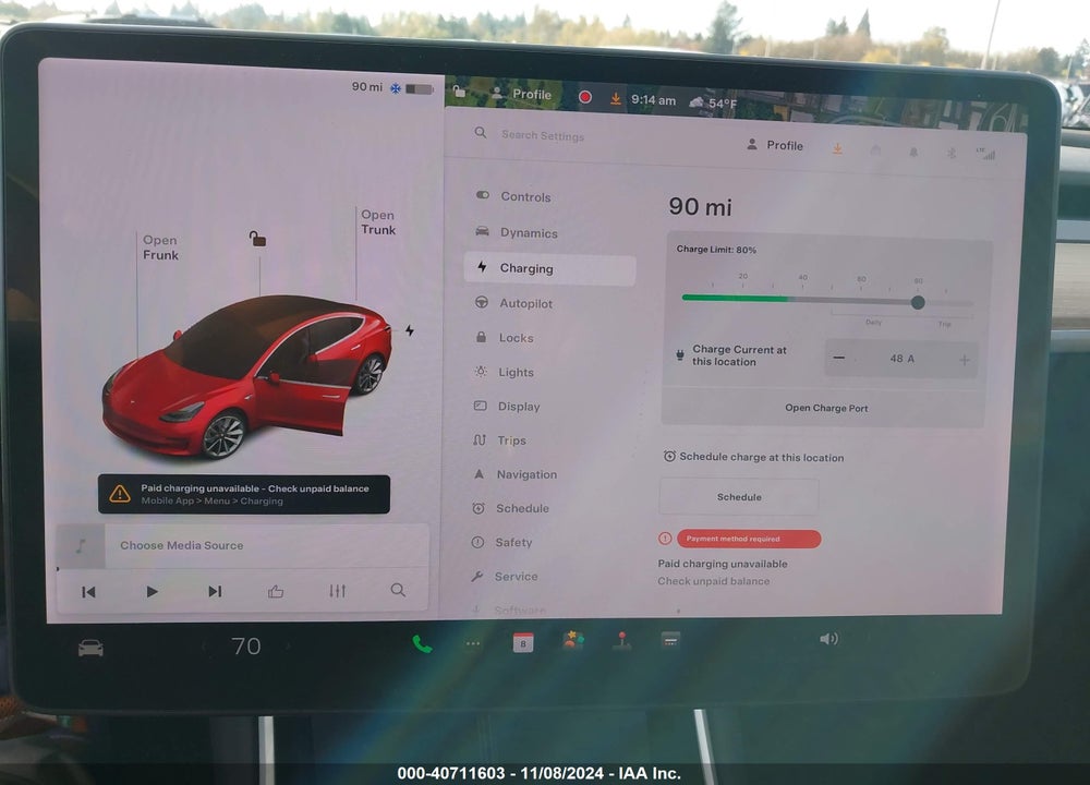 2018 TESLA MODEL 3 LONG RANGE/PERFORMANCE VIN: 5YJ3E1EB0JF091613