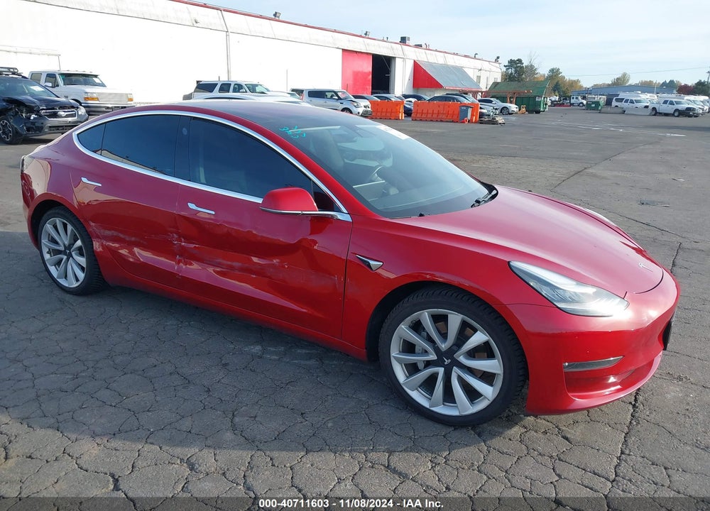 2018 TESLA MODEL 3 LONG RANGE/PERFORMANCE VIN: 5YJ3E1EB0JF091613