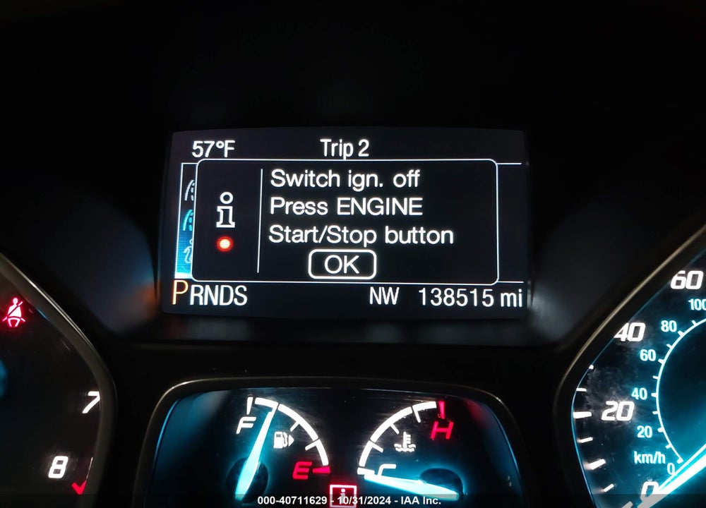 2014 FORD ESCAPE TITANIUM VIN: 1FMCU9J94EUA14305