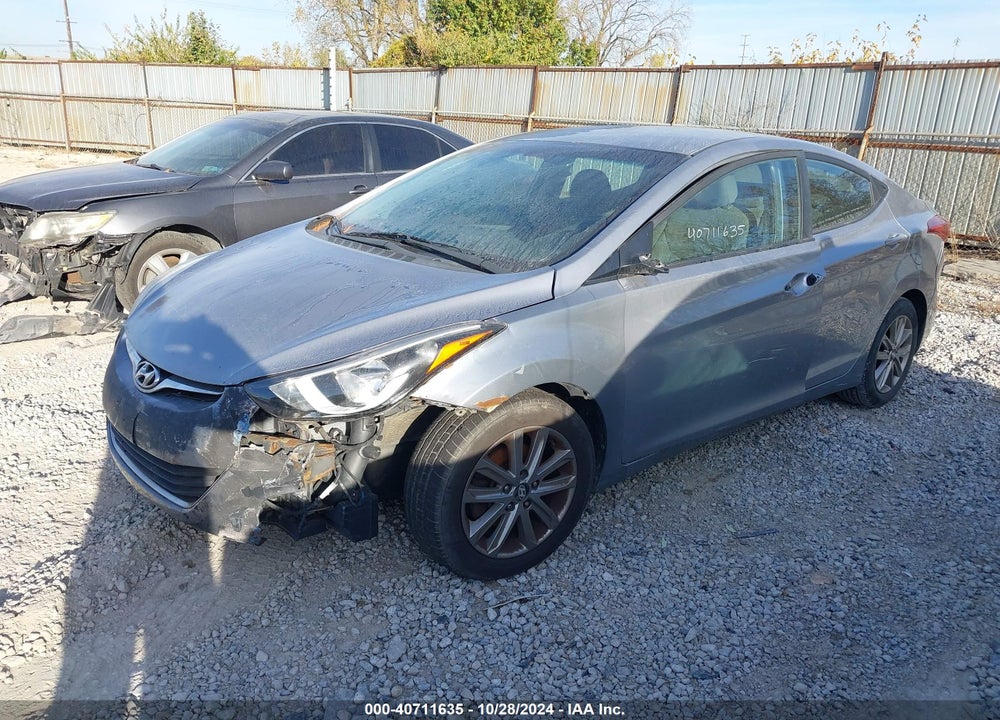 2016 HYUNDAI ELANTRA SE VIN: 5NPDH4AE6GH752312