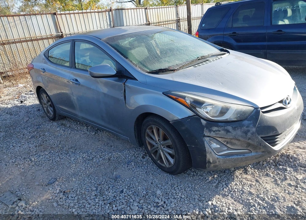 2016 HYUNDAI ELANTRA SE VIN: 5NPDH4AE6GH752312
