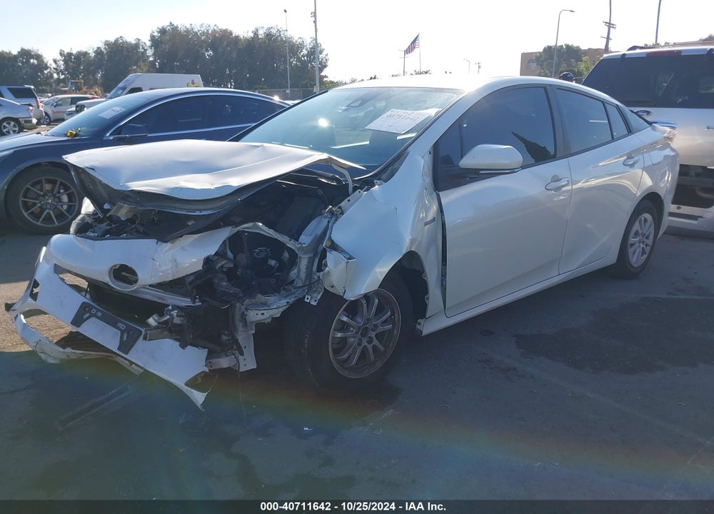 2018 TOYOTA PRIUS ONE VIN: JTDKBRFUXJ3604947