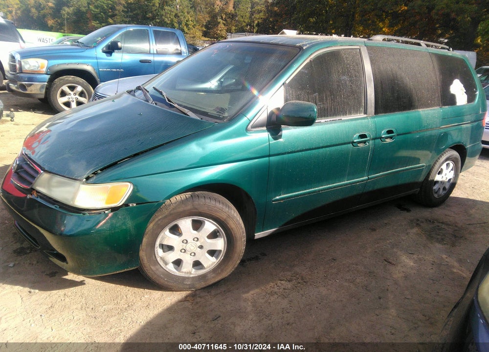 2002 HONDA ODYSSEY EX-L VIN: 2HKRL18032H500071