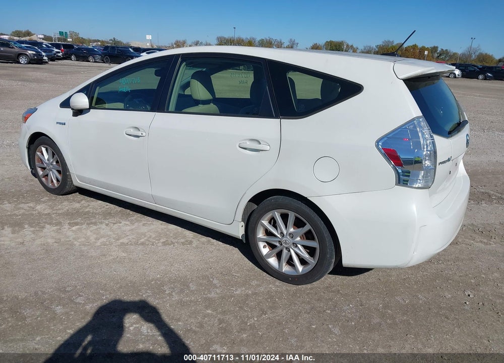 2012 TOYOTA PRIUS V FIVE VIN: JTDZN3EU9C3117231