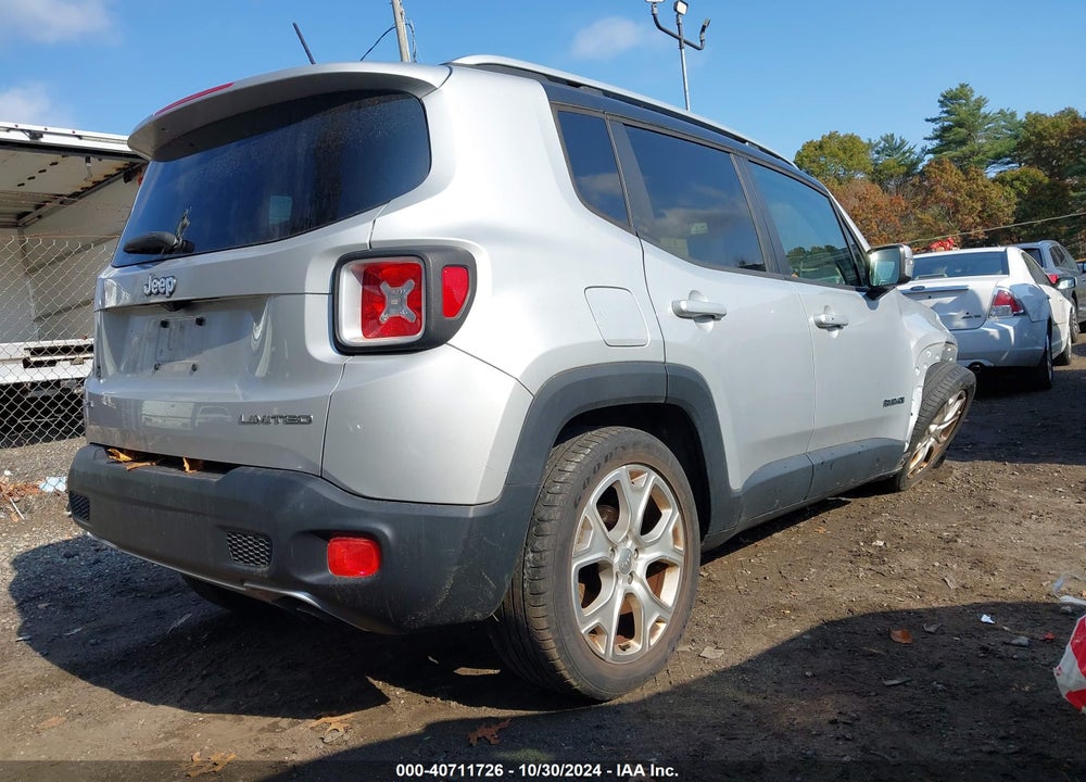 2016 JEEP RENEGADE LIMITED VIN: ZACCJBDT6GPD28019