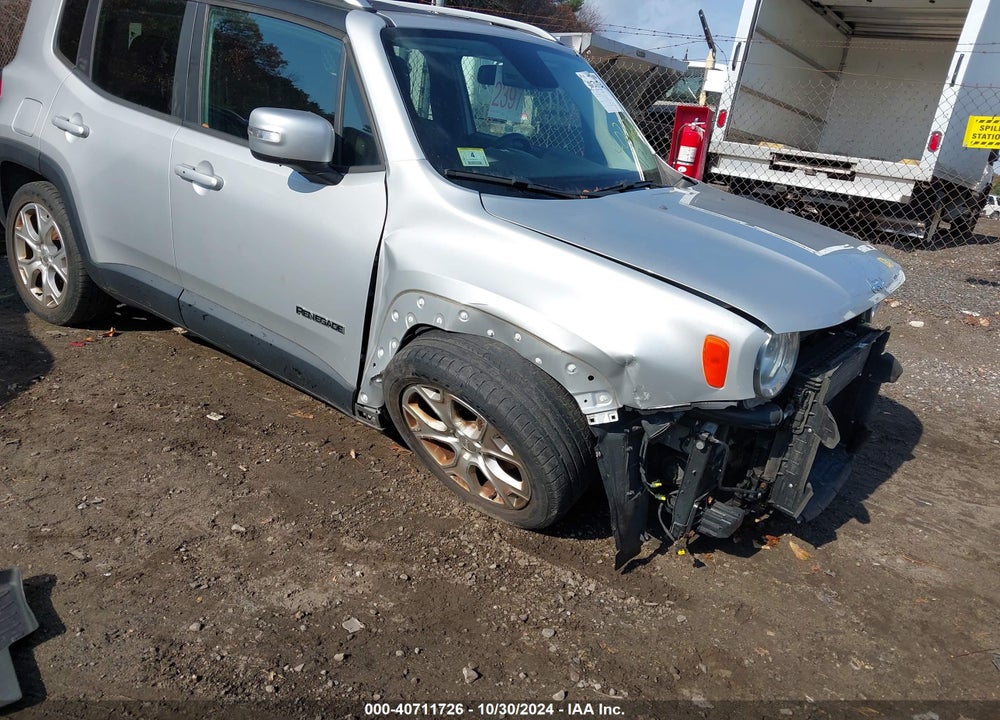 2016 JEEP RENEGADE LIMITED VIN: ZACCJBDT6GPD28019