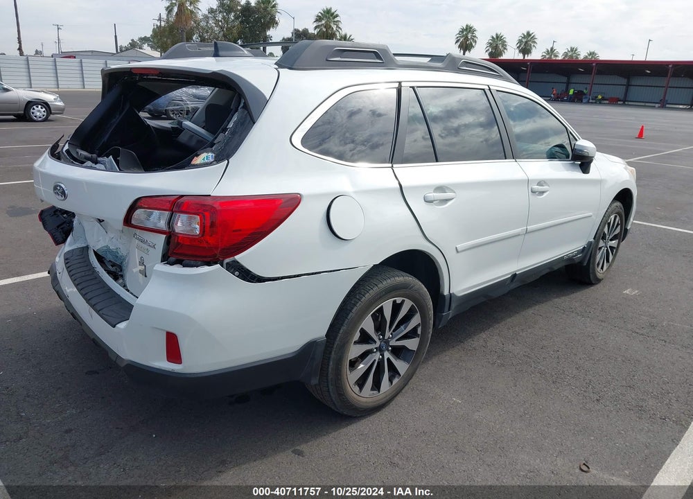 2016 SUBARU OUTBACK 2.5I LIMITED VIN: 4S4BSANC9G3279013