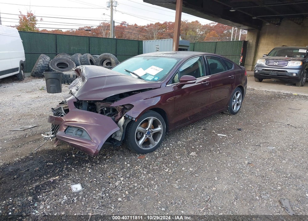 2013 FORD FUSION SE VIN: 3FA6P0H75DR251907