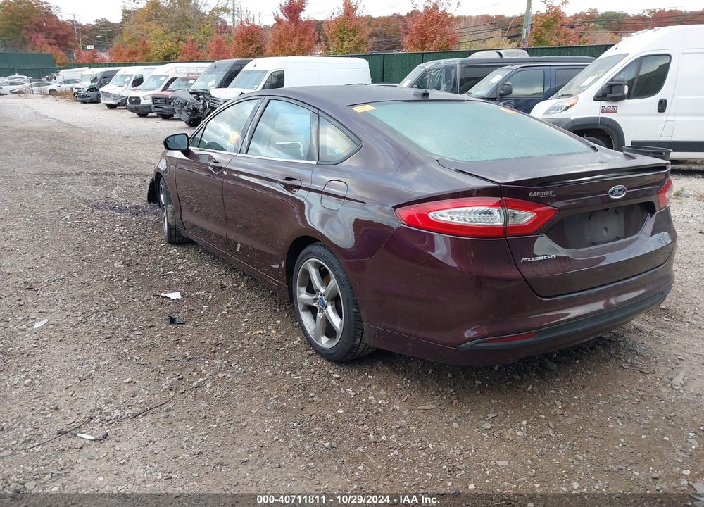 2013 FORD FUSION SE VIN: 3FA6P0H75DR251907