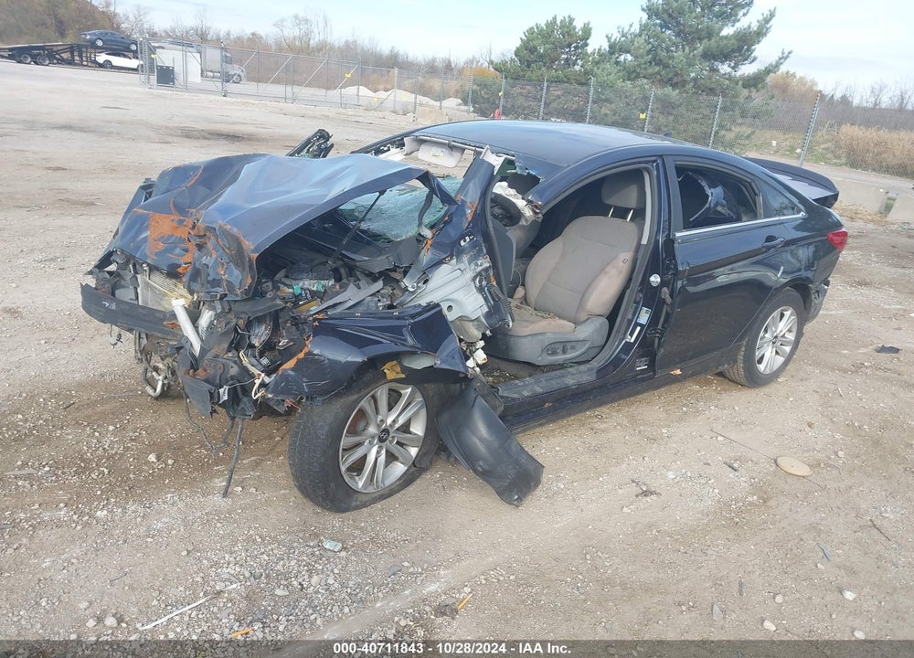 2013 HYUNDAI SONATA GLS VIN: 5NPEB4ACXDH584707