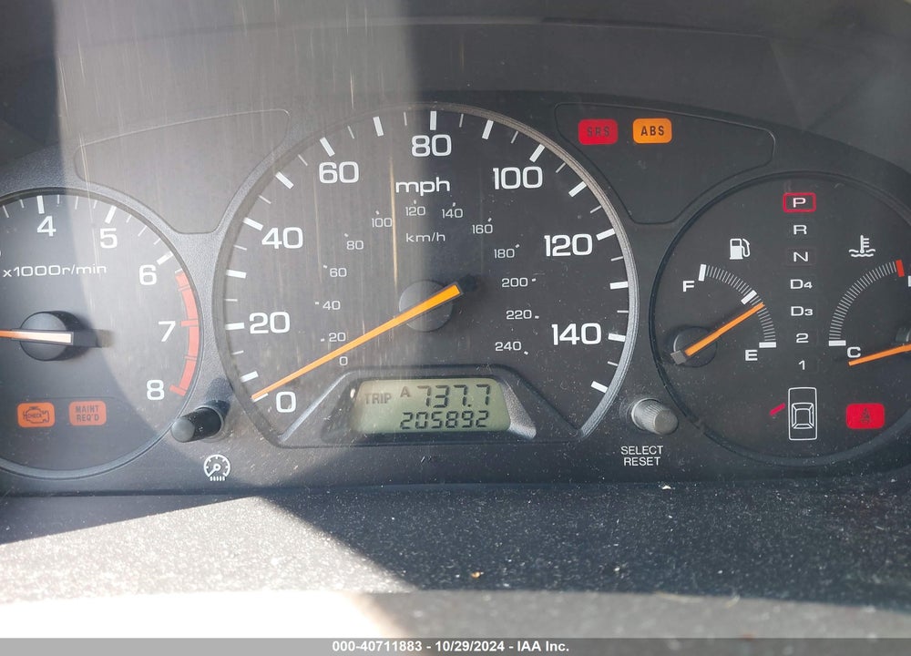 2001 HONDA ACCORD 2.3 EX VIN: 1HGCG56681A110793