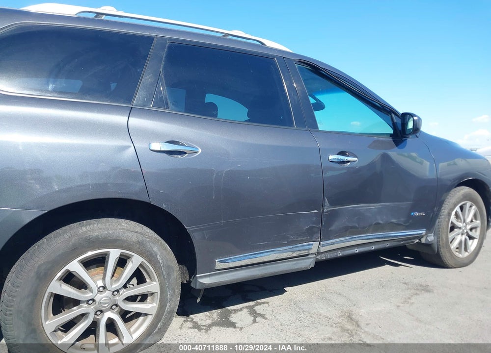 2014 NISSAN PATHFINDER HYBRID SL VIN: 5N1CR2MN0EC651375