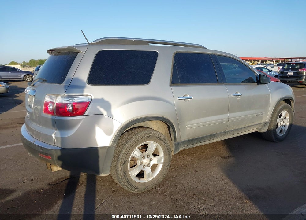 2008 GMC ACADIA SLE-1 VIN: 1GKER13708J252626