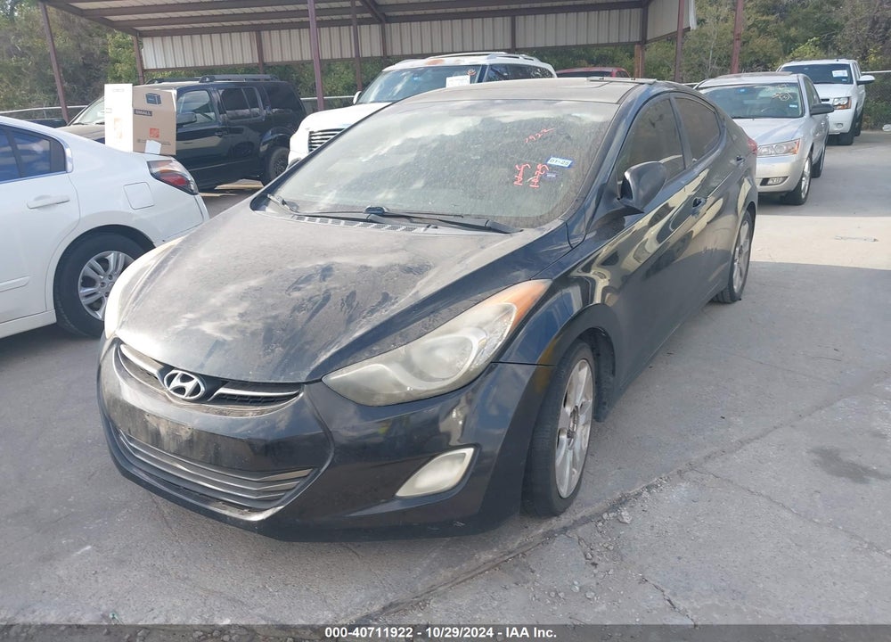 2012 HYUNDAI ELANTRA VIN: 5NPDH4AE6CH082903