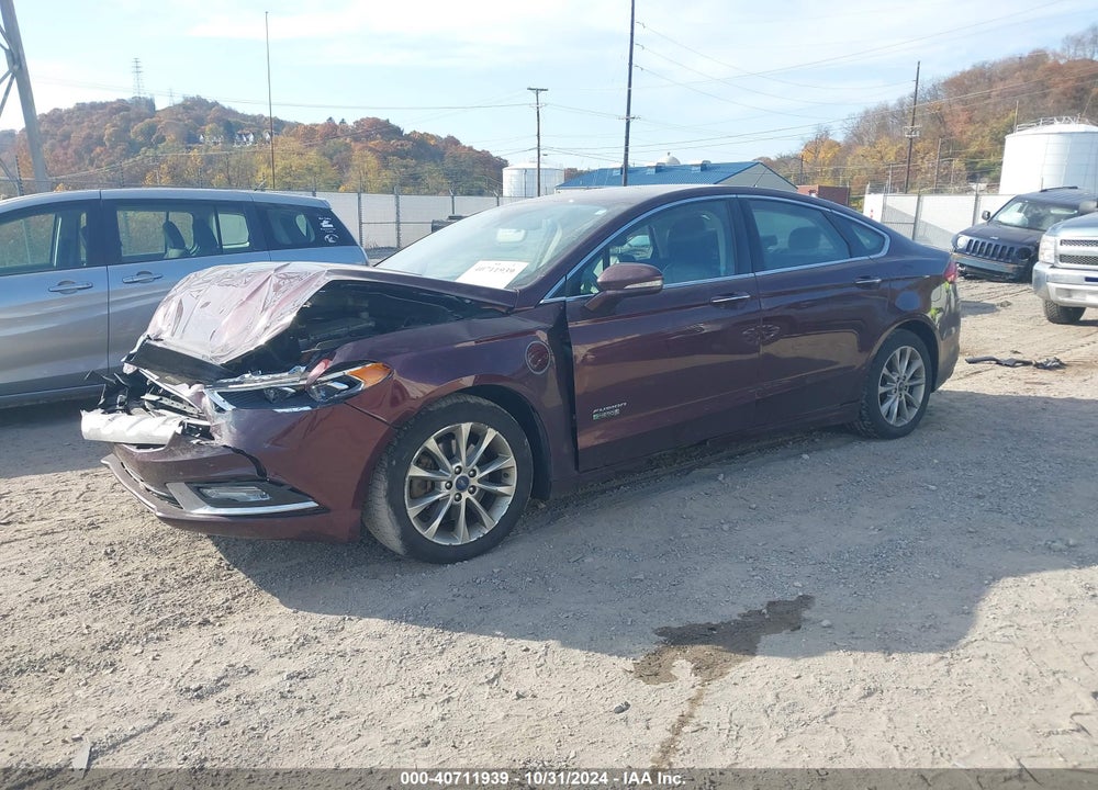 2017 FORD FUSION ENERGI TITANIUM VIN: 3FA6P0SU7HR255252