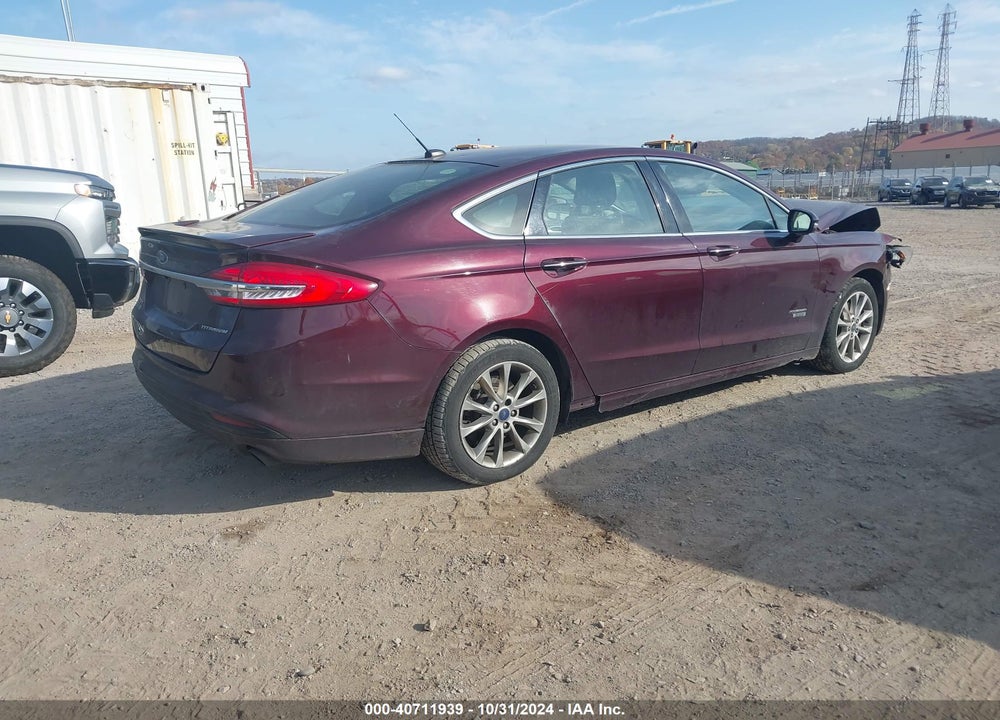 2017 FORD FUSION ENERGI TITANIUM VIN: 3FA6P0SU7HR255252