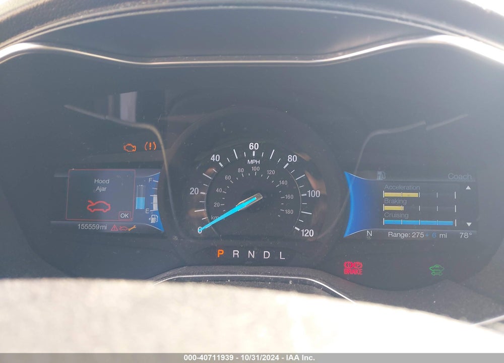 2017 FORD FUSION ENERGI TITANIUM VIN: 3FA6P0SU7HR255252