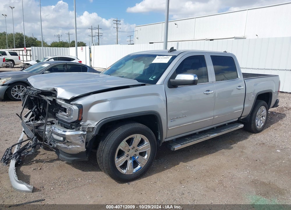 2018 GMC SIERRA 1500 SLT VIN: 3GTU1NER6JG348319