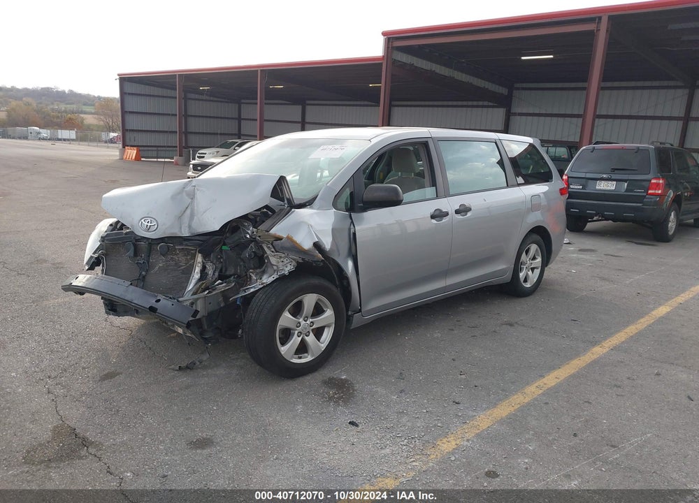 2014 TOYOTA SIENNA L V6 7 PASSENGER VIN: 5TDZK3DC8ES485497