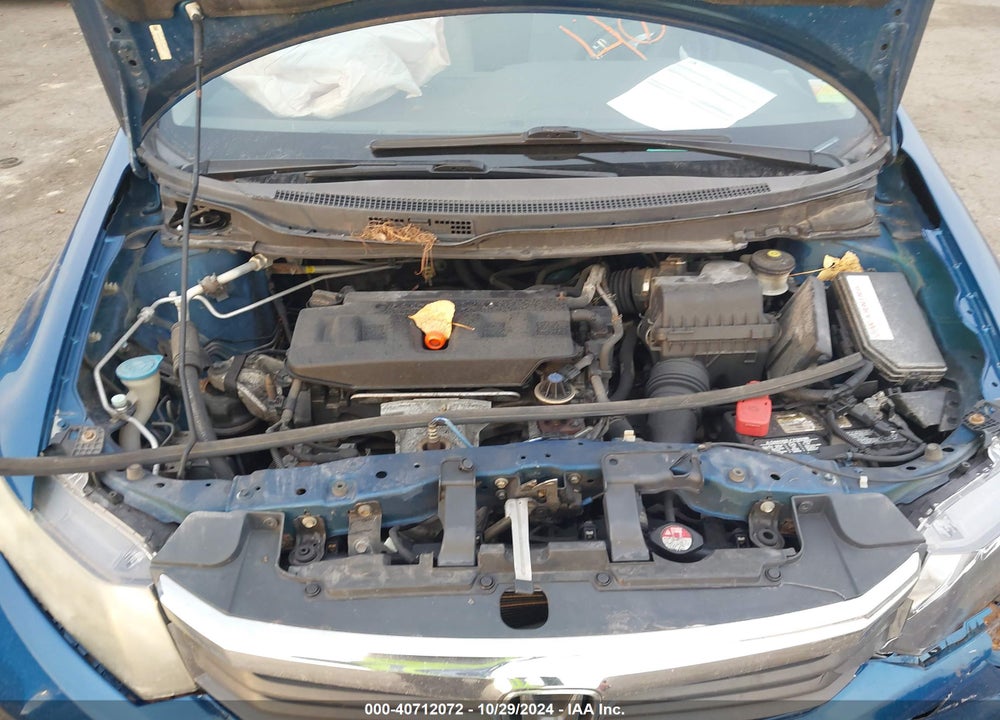 2012 HONDA CIVIC SDN LX VIN: 19XFB2F51CE037413