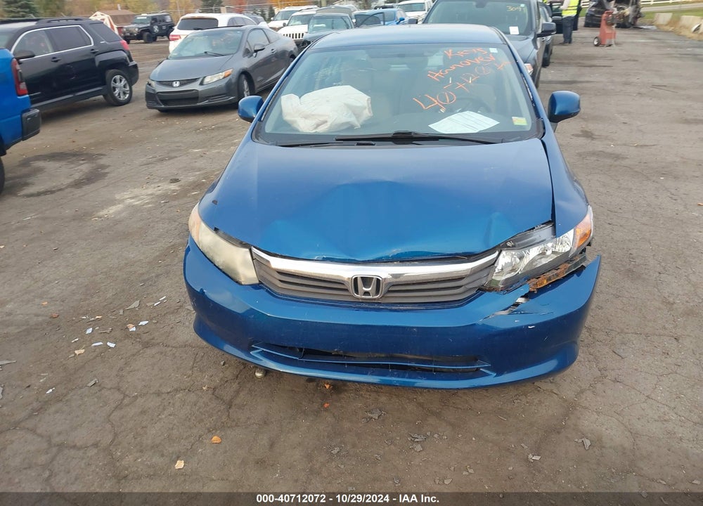 2012 HONDA CIVIC SDN LX VIN: 19XFB2F51CE037413