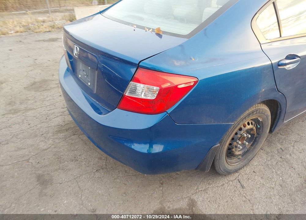2012 HONDA CIVIC SDN LX VIN: 19XFB2F51CE037413