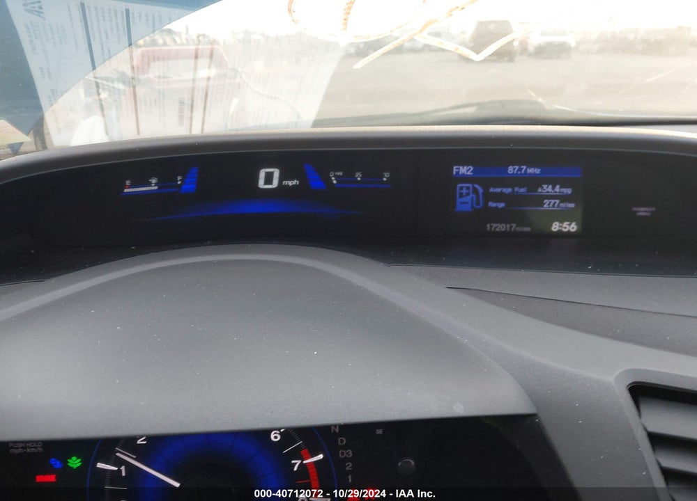 2012 HONDA CIVIC SDN LX VIN: 19XFB2F51CE037413