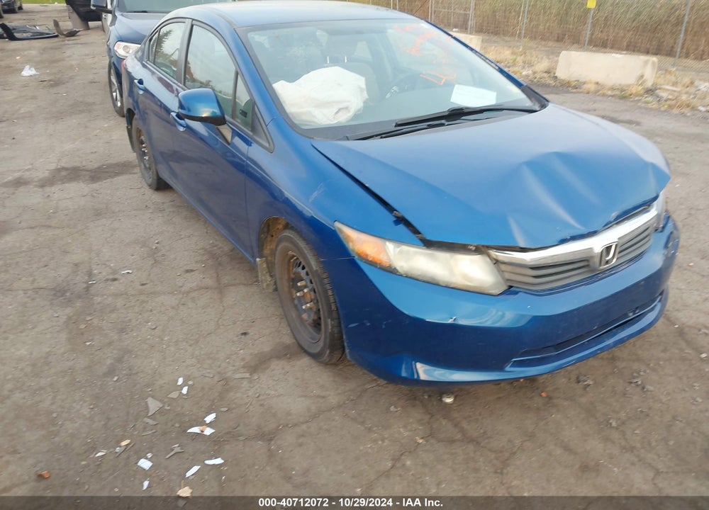 2012 HONDA CIVIC SDN LX VIN: 19XFB2F51CE037413