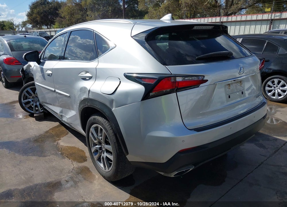 2015 LEXUS NX 200T VIN: JTJYARBZ4F2002909