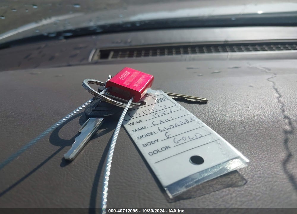 1988 CADILLAC ELDORADO VIN: 1G6EL1152JU622836