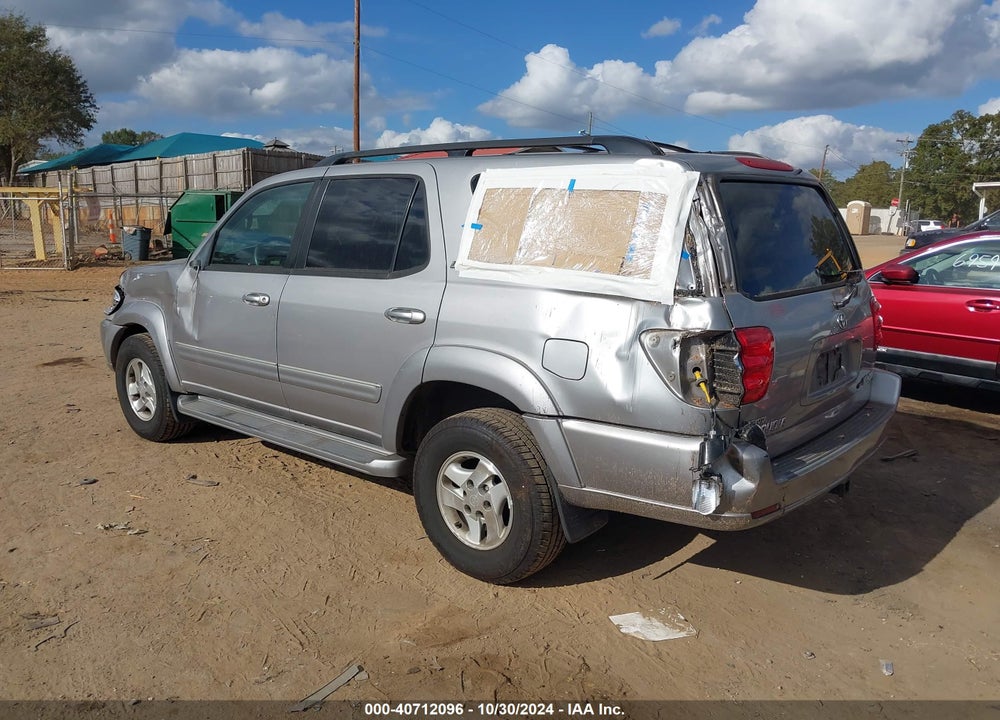 2002 TOYOTA SEQUOIA LIMITED V8 VIN: 5TDBT48A32S084674
