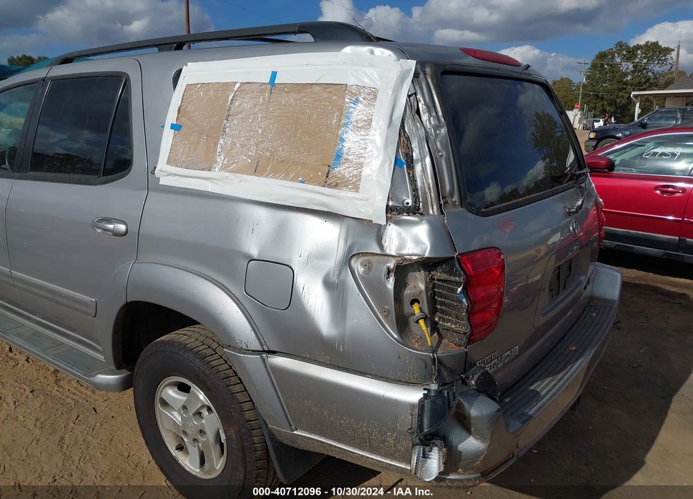 2002 TOYOTA SEQUOIA LIMITED V8 VIN: 5TDBT48A32S084674
