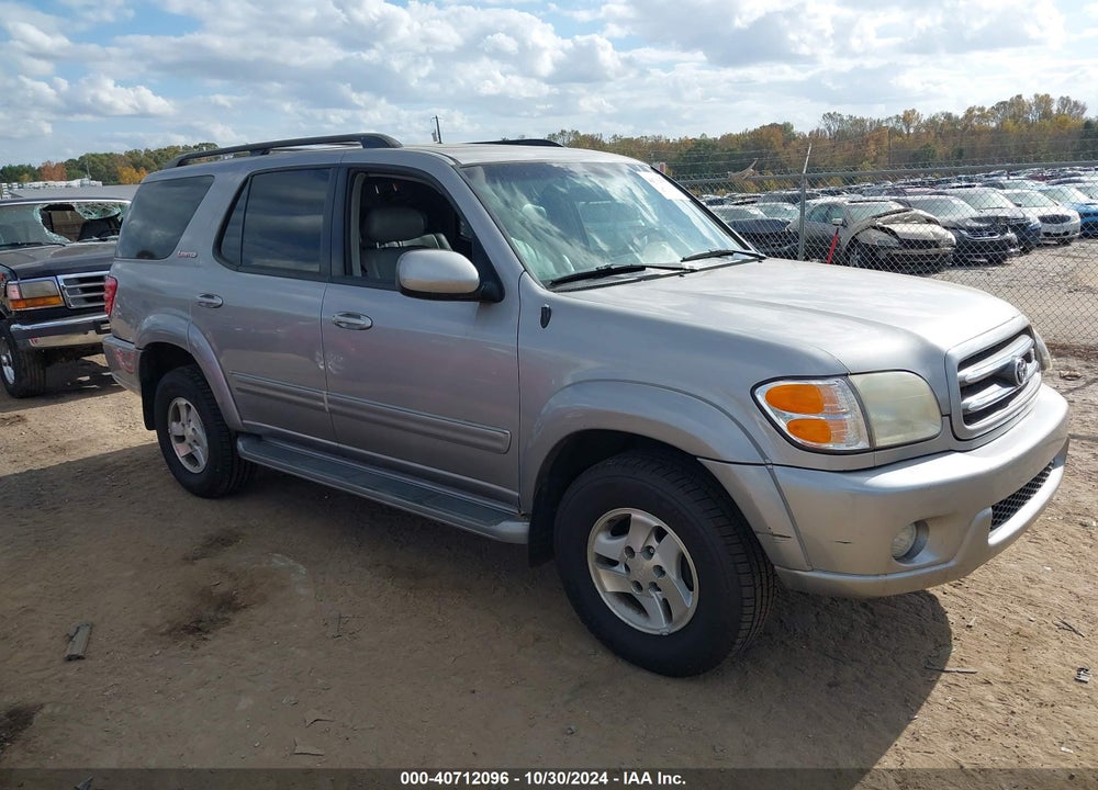 2002 TOYOTA SEQUOIA LIMITED V8 VIN: 5TDBT48A32S084674