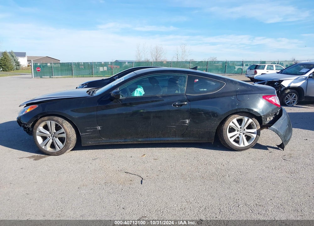 2010 HYUNDAI GENESIS 2.0T VIN: KMHHT6KD3AU036672