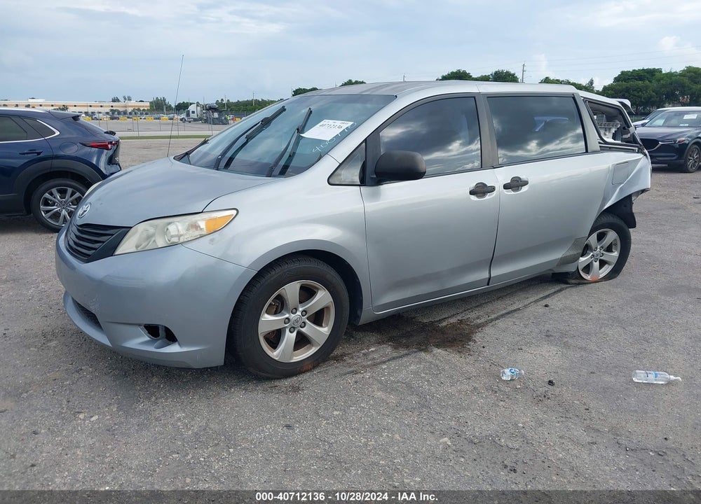 2013 TOYOTA SIENNA L V6 7 PASSENGER VIN: 5TDZK3DC6DS400770