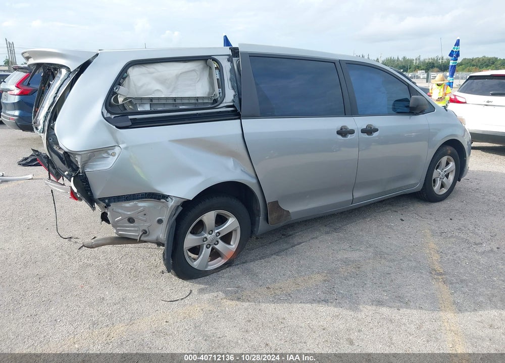 2013 TOYOTA SIENNA L V6 7 PASSENGER VIN: 5TDZK3DC6DS400770