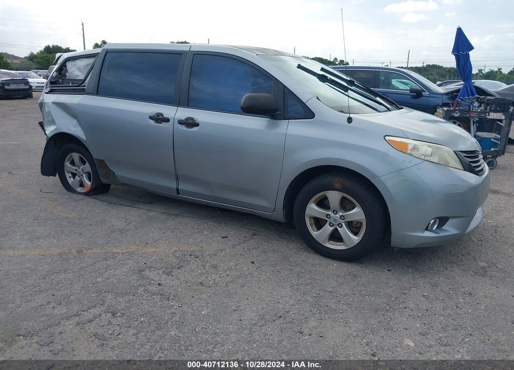 2013 TOYOTA SIENNA L V6 7 PASSENGER VIN: 5TDZK3DC6DS400770
